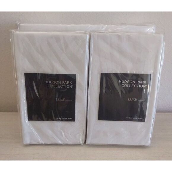 HUDSON PARK COLLECTION Silk Cotton Palmetto Queen Comforter Cover & (2) Sham Set - Picture 7 of 11